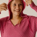 sudadera mujer weve drago hoodie rosa