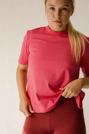 camiseta mujer weve drago t-shirt rosa