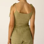 Women's knitted top, organic cotton