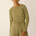 Women's organic cotton knitted jumper