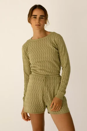Women's organic cotton knitted jumper