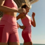 conjunto deporte cyclist rosa